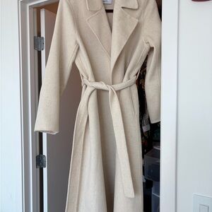 Mango Cream Trench Coat